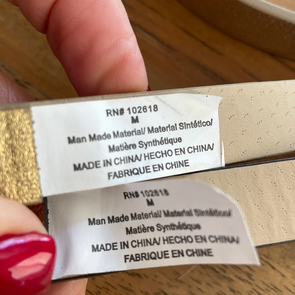 Elegant Gold and Brown Belts
